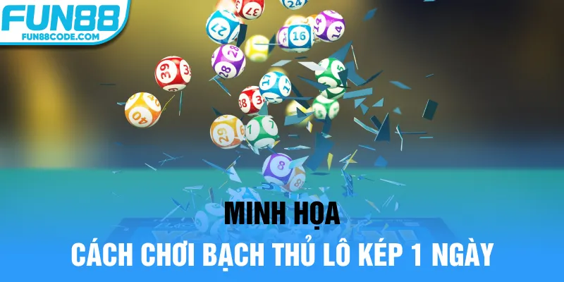 Minh họa cách chơi bạch thủ lô kép 1 ngày