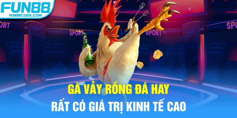 Gà vảy rồng đá hay rất có giá trị kinh tế cao